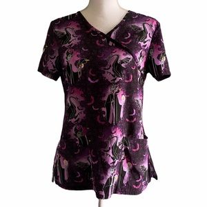 Malificent Scrub Top Disney Villains Malificent Scrub Top C